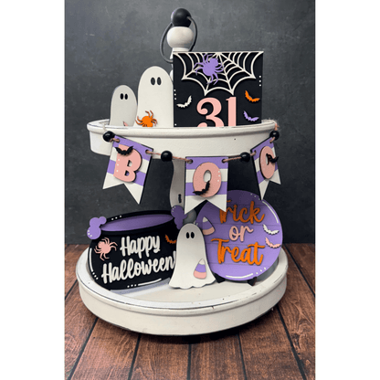 Happy Halloween Tiered Tray - Nifty Decor & More