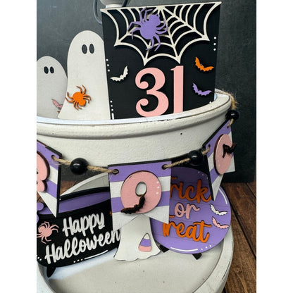 Happy Halloween Tiered Tray - Nifty Decor & More