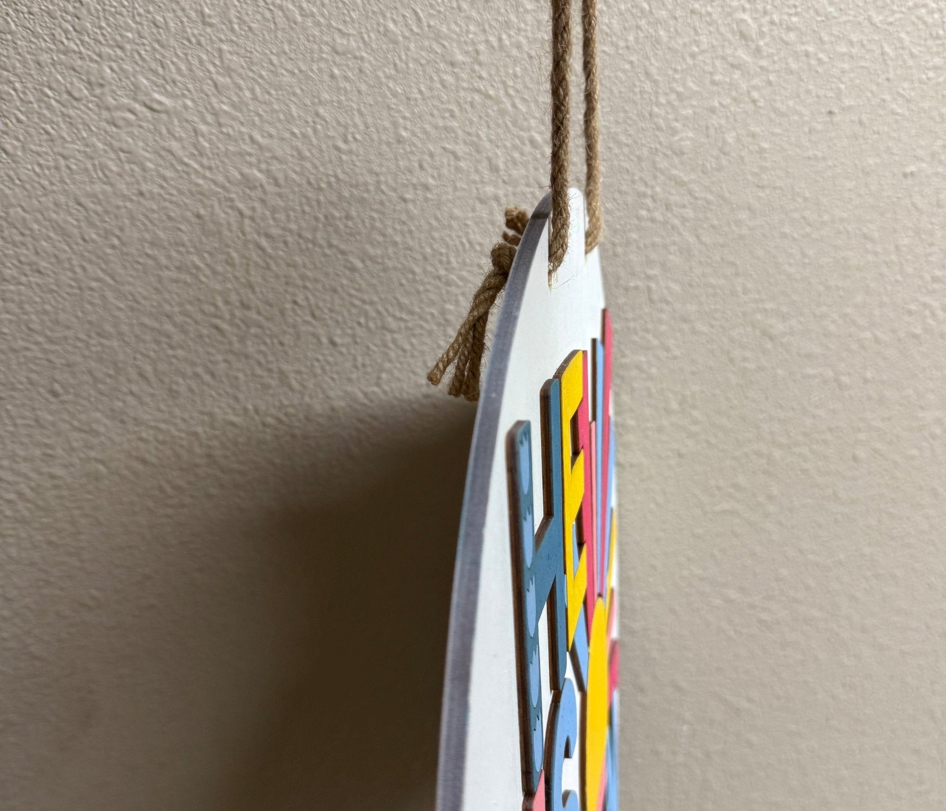 He is Risen Hanger - Colorful Religious Christian Decor for Home, Wall Art, Easter & Religious Celebrations - Nifty Decor & More