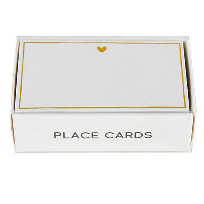 Heart Gold Foil Place Cards - Nifty Decor & More