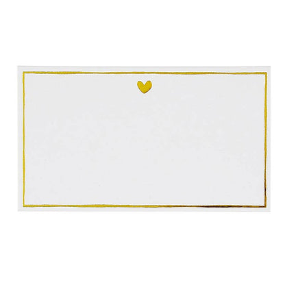 Heart Gold Foil Place Cards - Nifty Decor & More