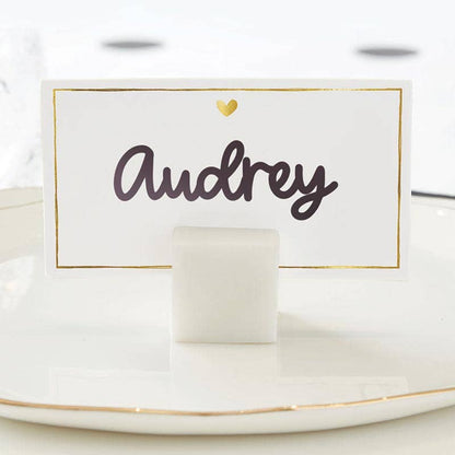 Heart Gold Foil Place Cards - Nifty Decor & More