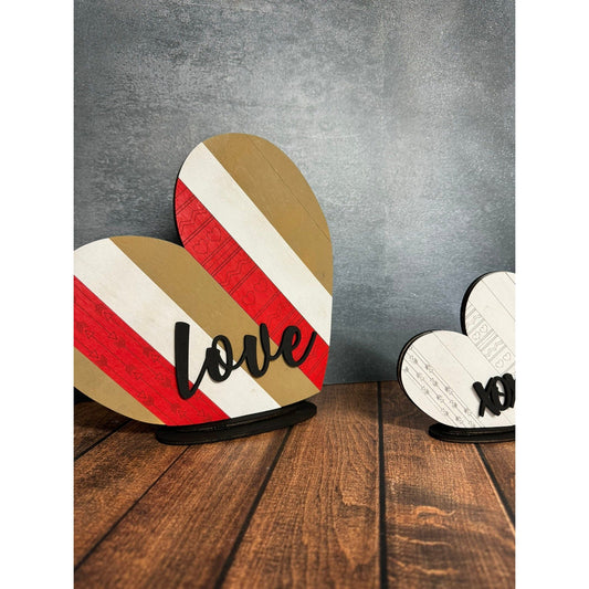 Hearts Shelf Sitter Valentine Shelf Sitter