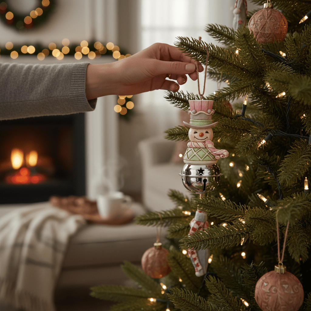 Heartwood Sweets Jingle Bell Snowman - Nifty Decor & More