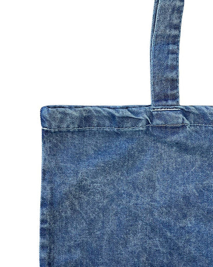Heavy Cotton Denim Tote Bag - 10oz Cotton Twill - Nifty Decor & More