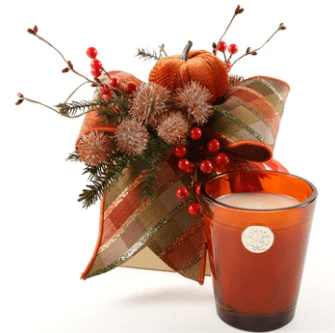 Heirloom Pumpkin 14 oz Luxury Gift Box Candle - Long - Burning Spiced Pumpkin & Vanilla Bean Scent - Nifty Decor & More