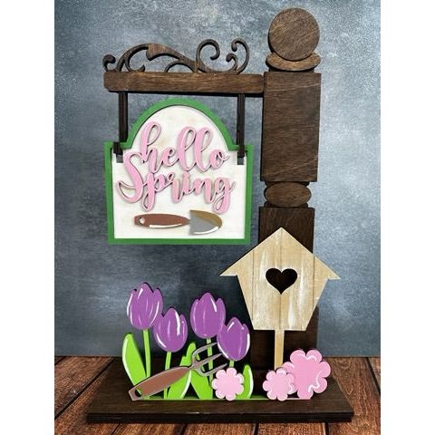 Hello Spring Mini Post Interchangeable Add On with Mini-Post