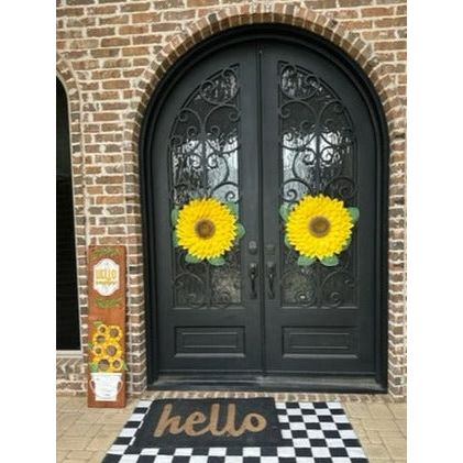 Hello Sunshine Sunflower Porch Leaner