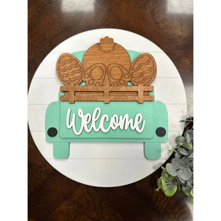 Hello - Welcome Interchangeable Door Hanger Wall Decor