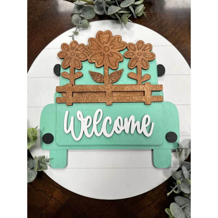 Hello - Welcome Interchangeable Door Hanger Wall Decor
