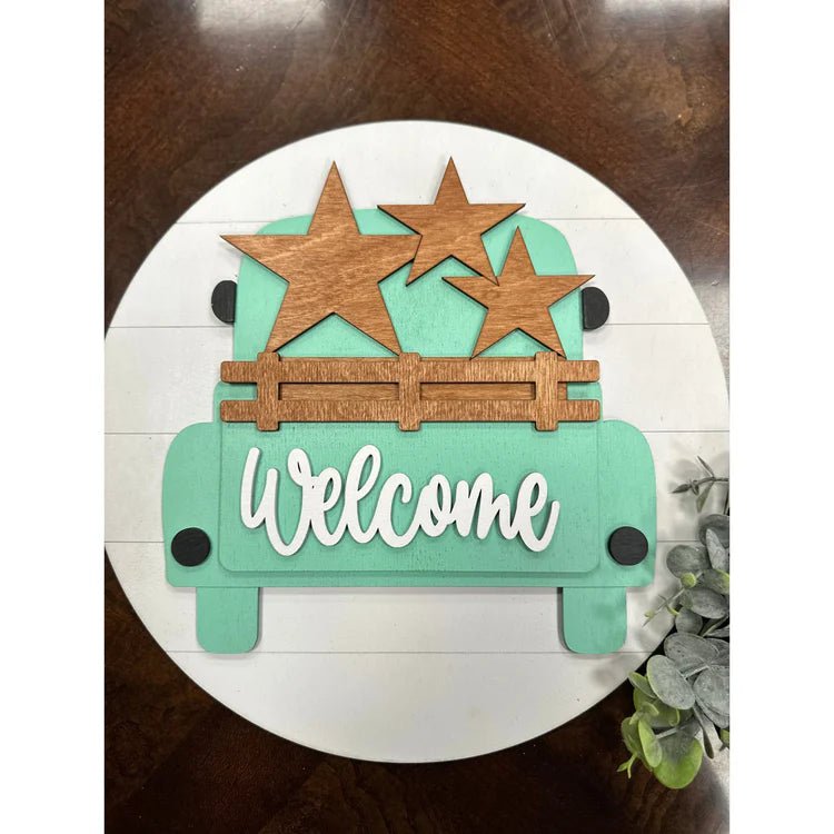 Hello - Welcome Interchangeable Door Hanger Wall Decor