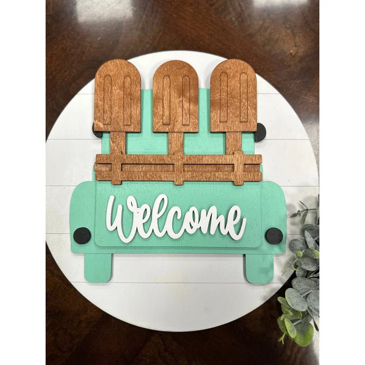 Hello - Welcome Interchangeable Door Hanger Wall Decor