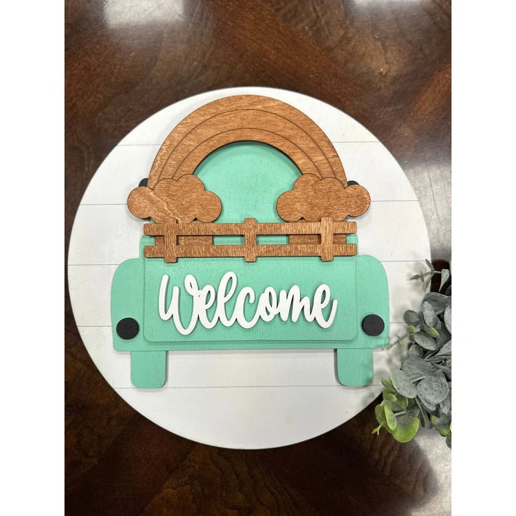 Hello - Welcome Interchangeable Door Hanger Wall Decor