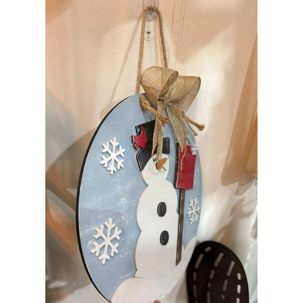 Hello Winter Snowman Hanger - Nifty Decor & More