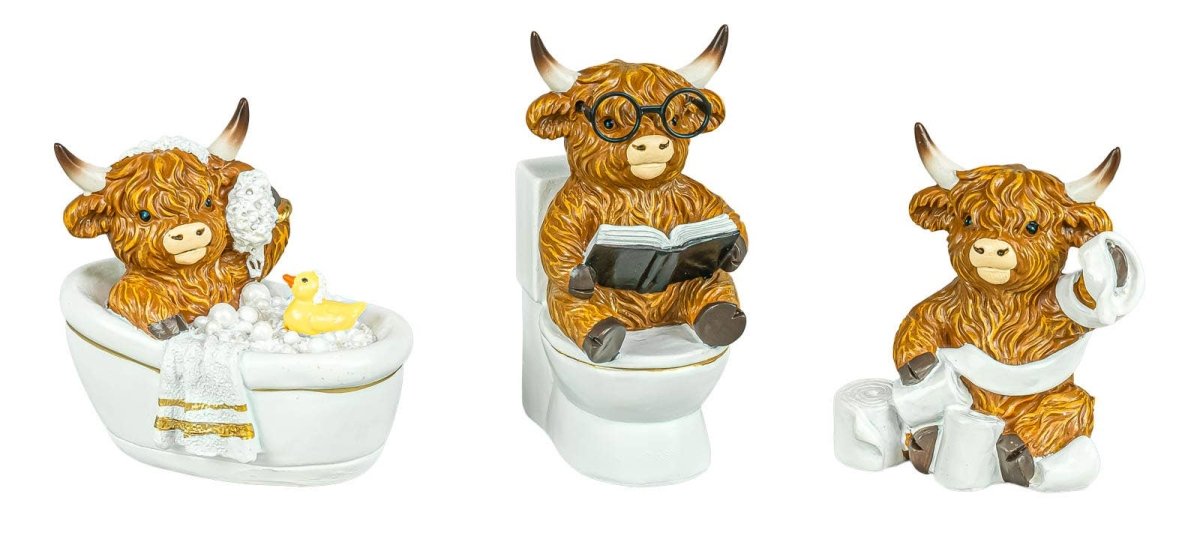 Highland Cow Powder Room - Nifty Decor & More