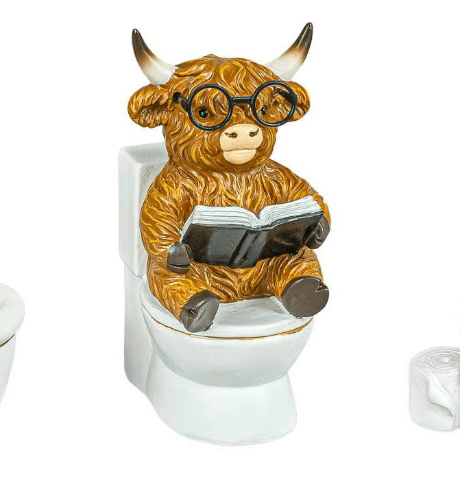 Highland Cow Powder Room - Nifty Decor & More