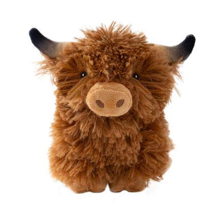 Highland Cow with Squeaker Dog Toy - Nifty Decor & More
