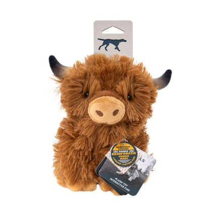 Highland Cow with Squeaker Dog Toy - Nifty Decor & More