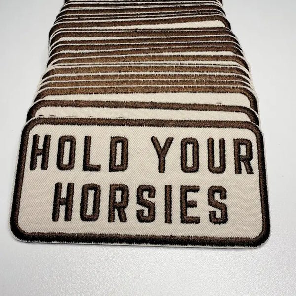 Hold Your Horsies Patterned Brim Trucker Hat - Nifty Decor & More