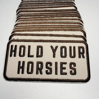 Hold Your Horsies Patterned Brim Trucker Hat - Nifty Decor & More