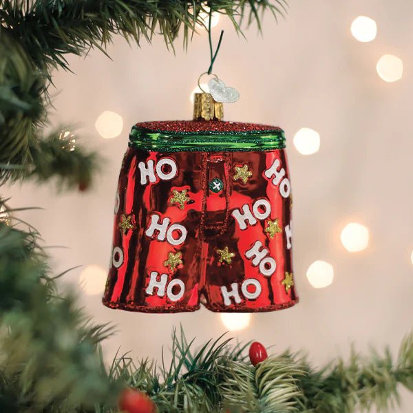 Holiday Boxer Shorts Ornament - Nifty Decor & More