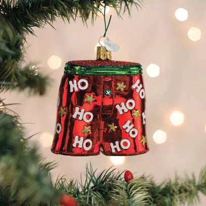Holiday Boxer Shorts Ornament - Nifty Decor & More