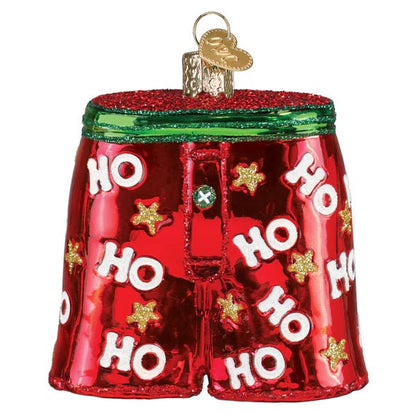 Holiday Boxer Shorts Ornament - Nifty Decor & More