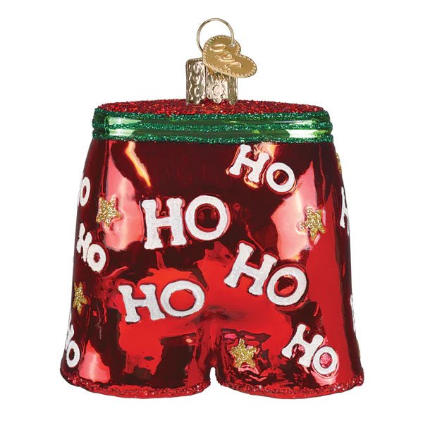 Holiday Boxer Shorts Ornament - Nifty Decor & More