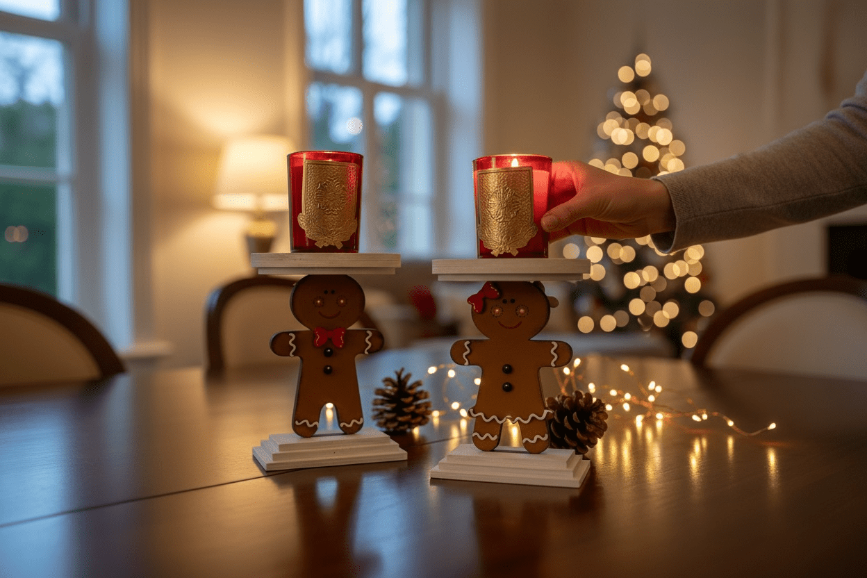 Holiday Candle Holder - Nifty Decor & More