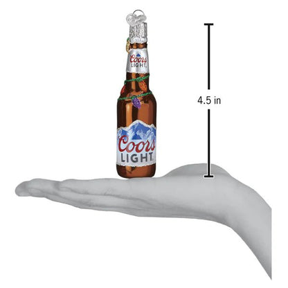 Holiday Coors Light Bottle Ornament - Nifty Decor & More