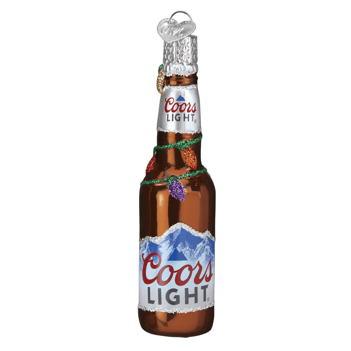 Holiday Coors Light Bottle Ornament - Nifty Decor & More