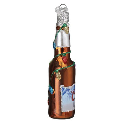 Holiday Coors Light Bottle Ornament - Nifty Decor & More