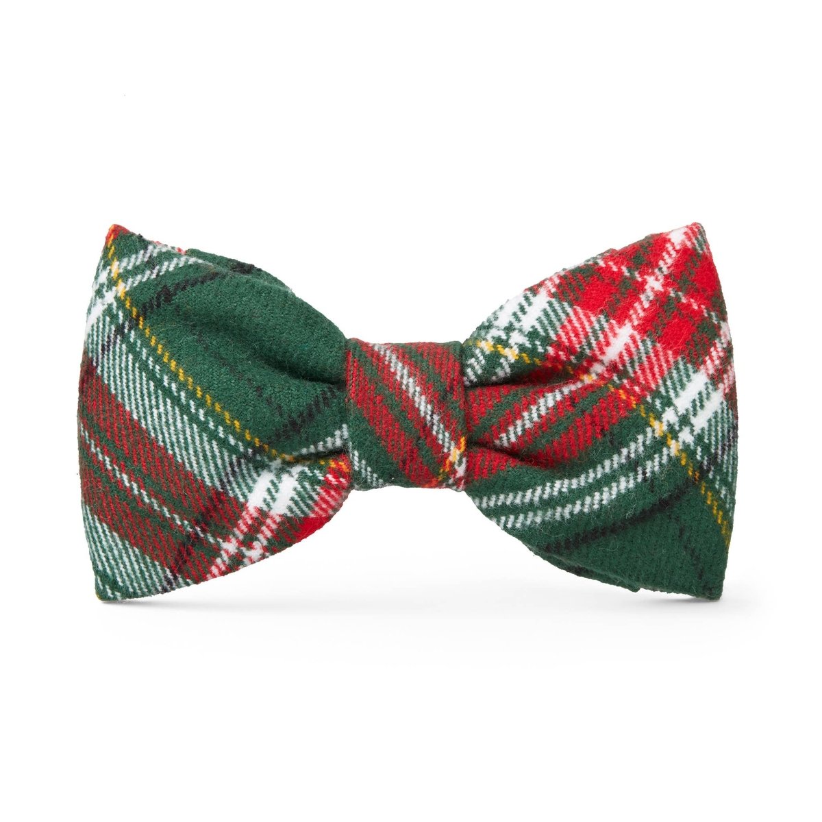 Holly Jolly Flannel Holiday Dog Bow Tie - Nifty Decor & More