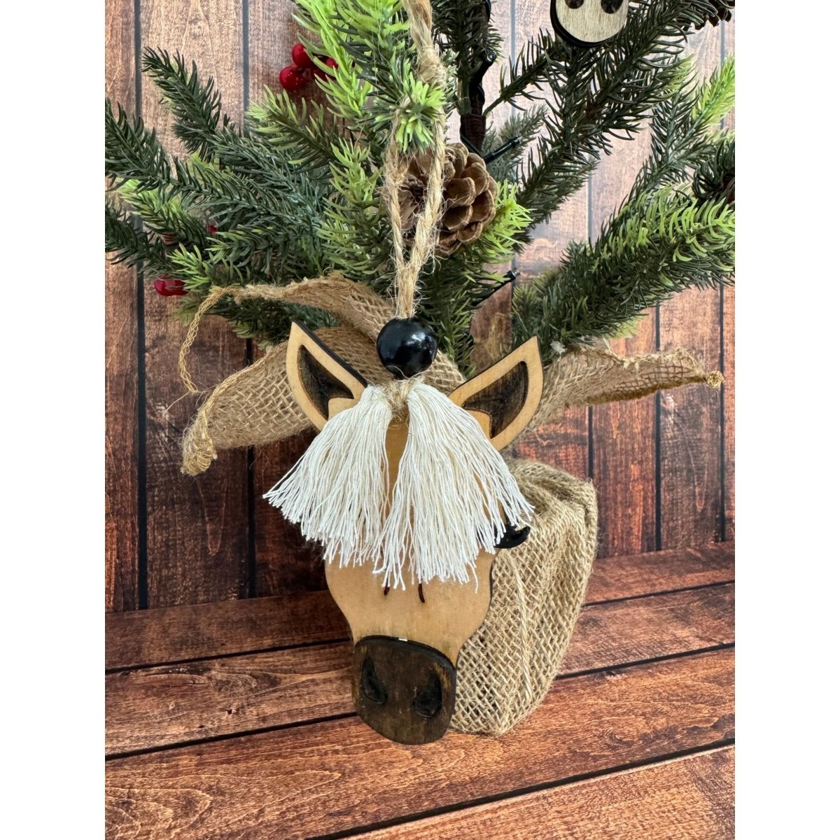 Horse Macrame Ornament - Nifty Decor & More