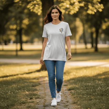 Hot Air Balloon Embroidered T-Shirt Embroidered T-Shirt