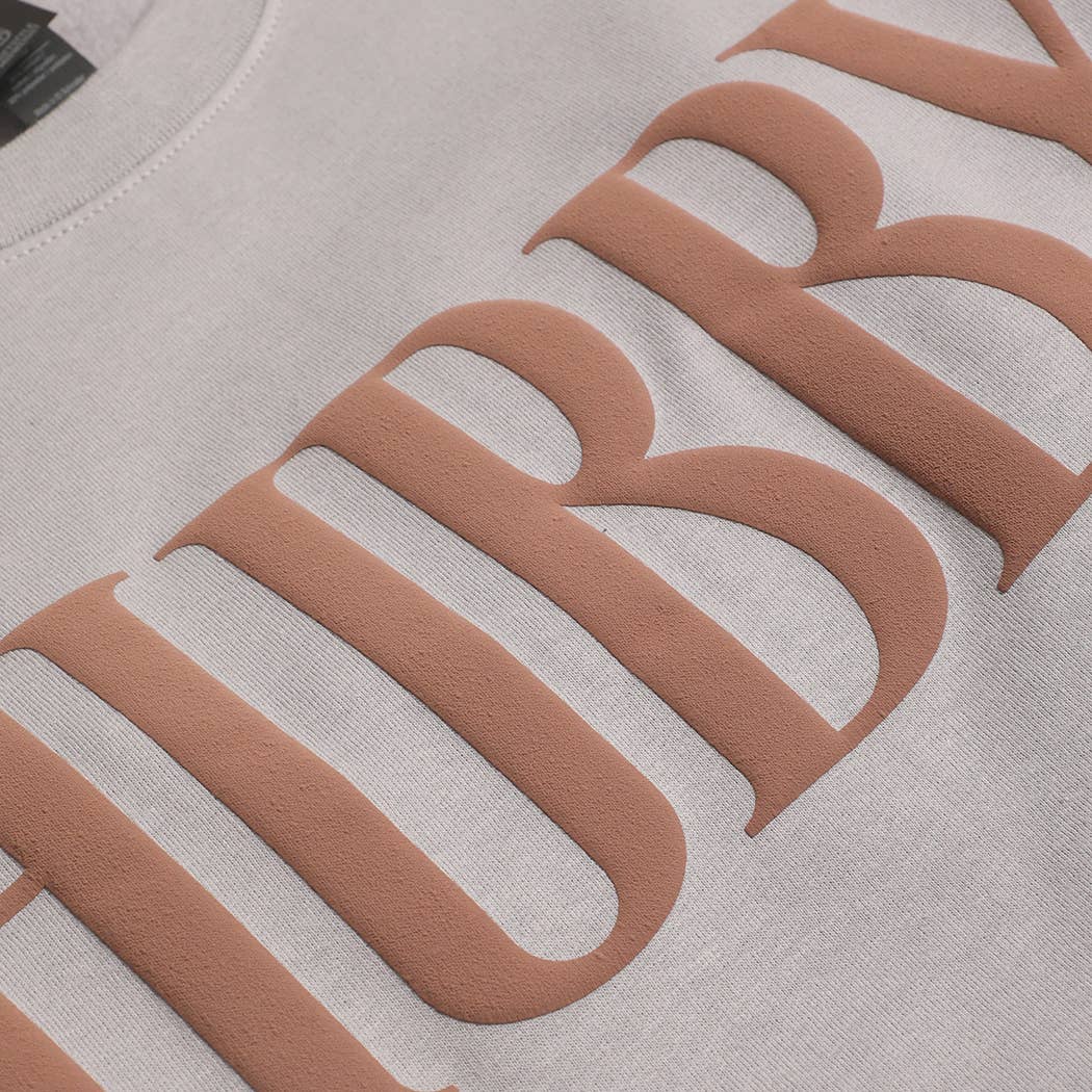 HUBBY Graphic PUFF Midweight Crewneck Sweatshirt