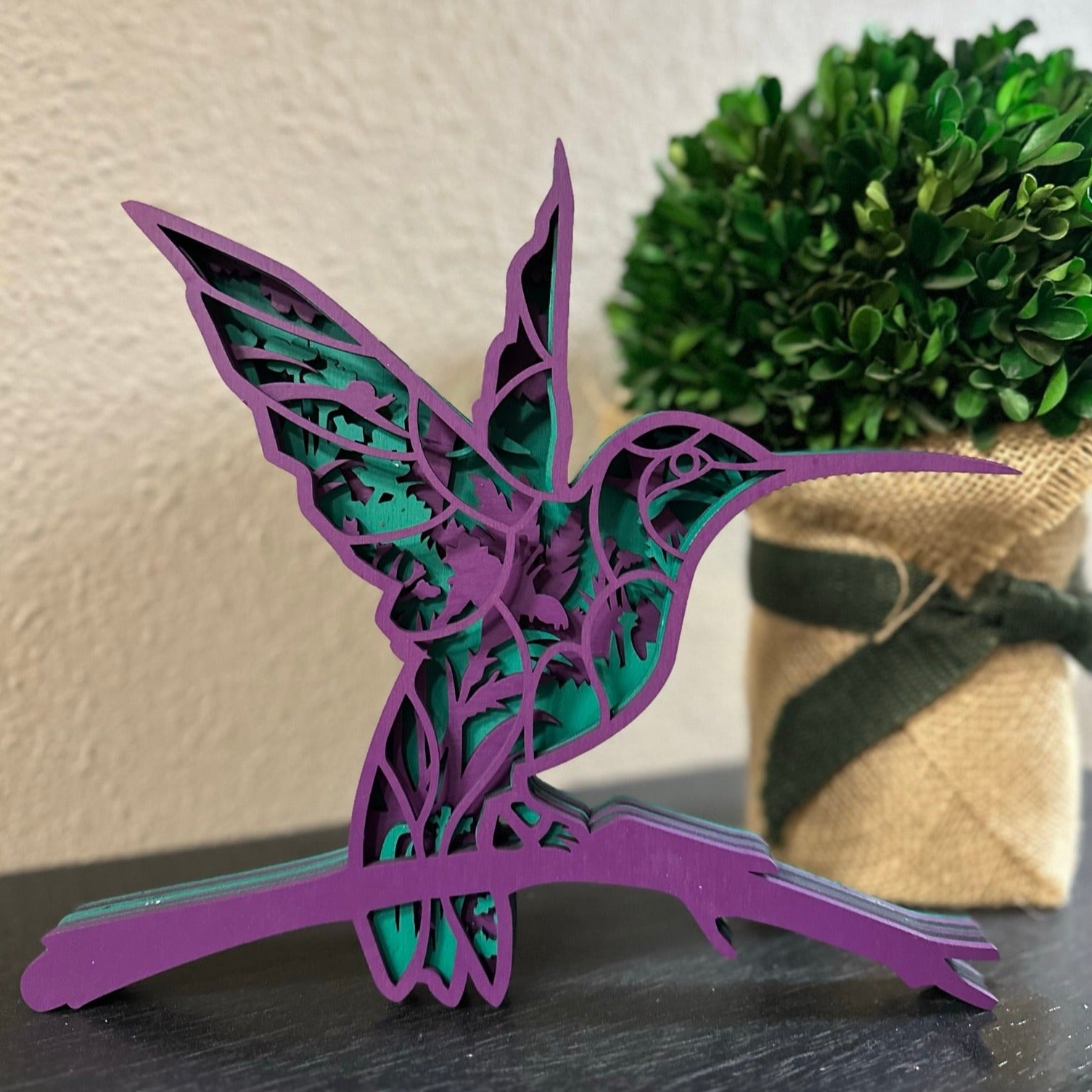 Hummingbird 3D Art