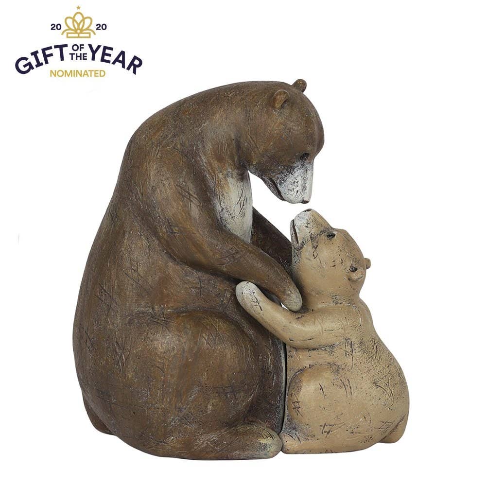 I Love You Beary Much Bear Figurine | Cute Resin Bear Gift for Valentine’s Day, Wedding, Home Décor & Collectibles - Nifty Decor & More