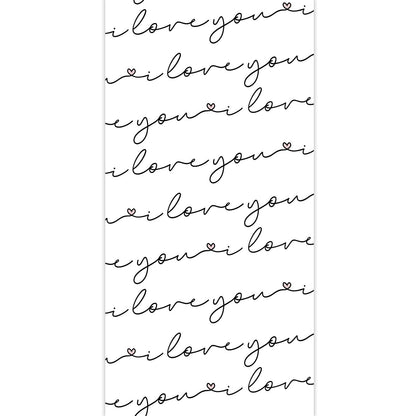 I Love You Paper Table Runner - Nifty Decor & More