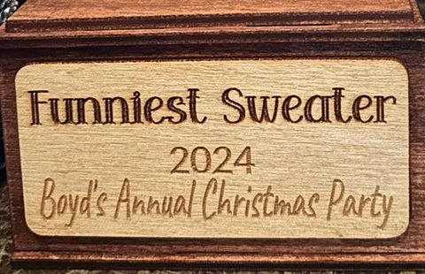 Ugly Sweater Trophy | Christmas Party Trophy