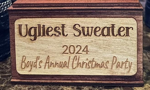 Ugly Sweater Trophy | Christmas Party Trophy