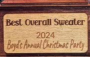 Ugly Sweater Trophy | Christmas Party Trophy