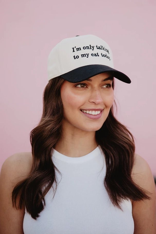 I'm Only Talking To My Cat Today Vintage Hat Styles - Nifty Decor & More