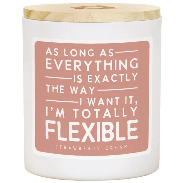 I'm Totally Flexible - Strawberry Cream - Candles - Nifty Decor & More