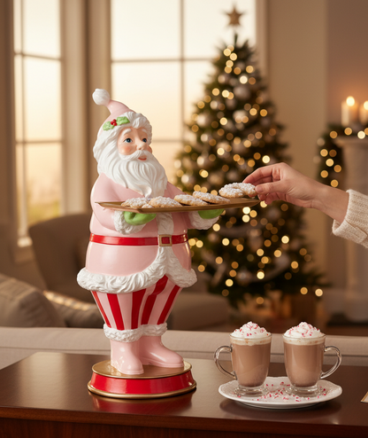 25.25" Pink Santa Butler