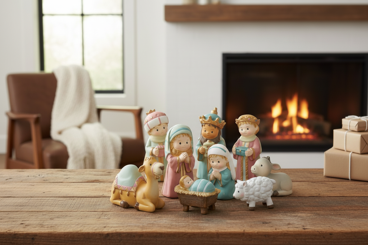 3.5" Mini Youthful Nativity