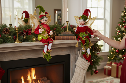 20" Enchanted Forest Fairy Posable Elf Ornament