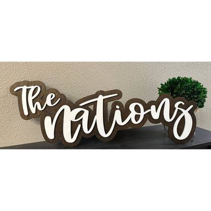 Custom Name Signs Wall Decor   