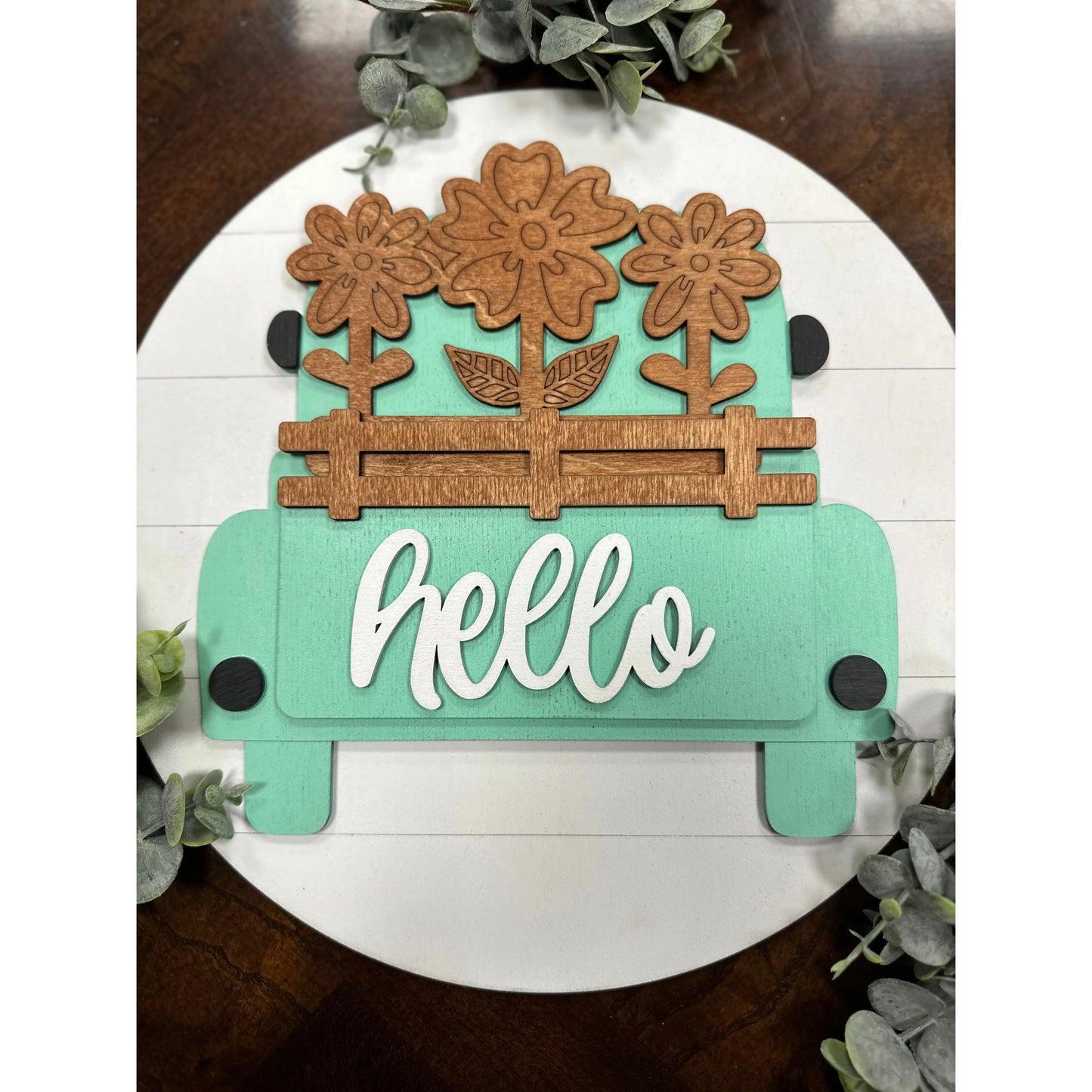 Hello - Welcome Interchangeable Door Hanger Wall Decor   