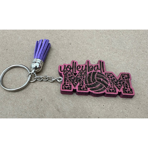 Volleyball Mom Keychain Keychains   